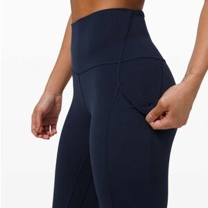 lululemon Align™ High-Rise Pant with Pockets 25" in True Navy Sz 4